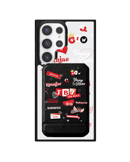 Android Magnetic Multifold Wallet - The Boyz Members