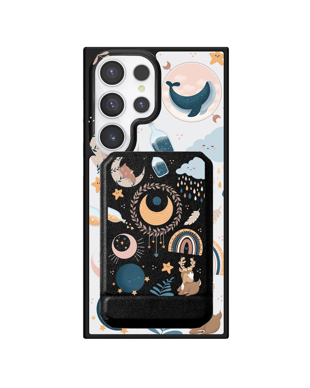 Android Magnetic Multifold Wallet - Boho 1.0