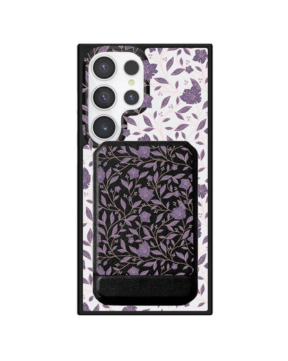 Android Magnetic Multifold Wallet - Sketchy Flower 4.0
