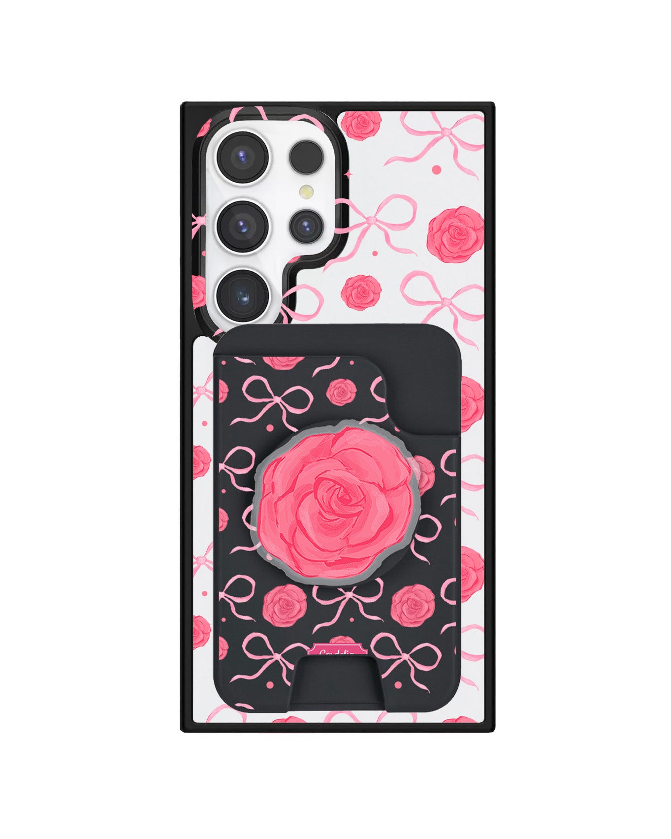 Android Magpop Wallet - Coquette Rose