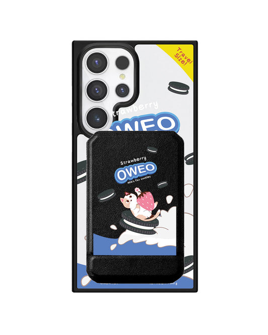 Android Magnetic Multifold Wallet - Oweo Cat