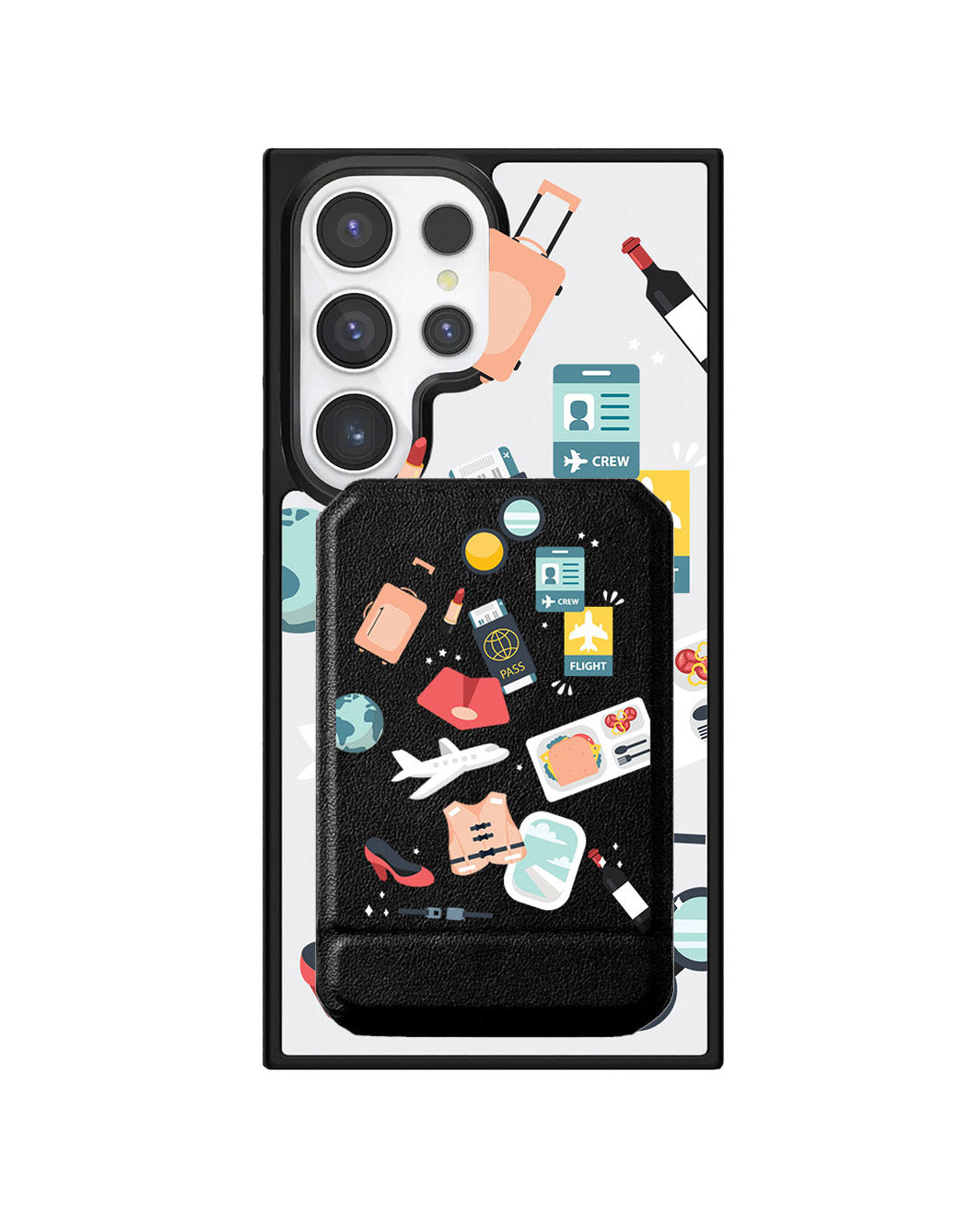 Android Magnetic Multifold Wallet - Stewardess