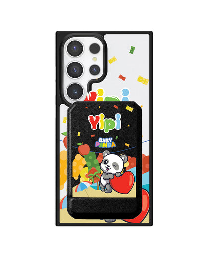 Android Magnetic Multifold Wallet - Yipi Baby Panda