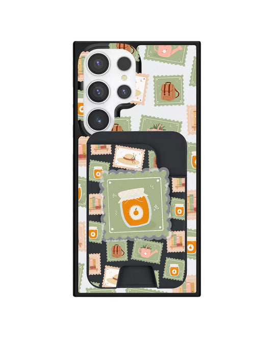 Android Magpop Wallet - Cottagecore Stamps