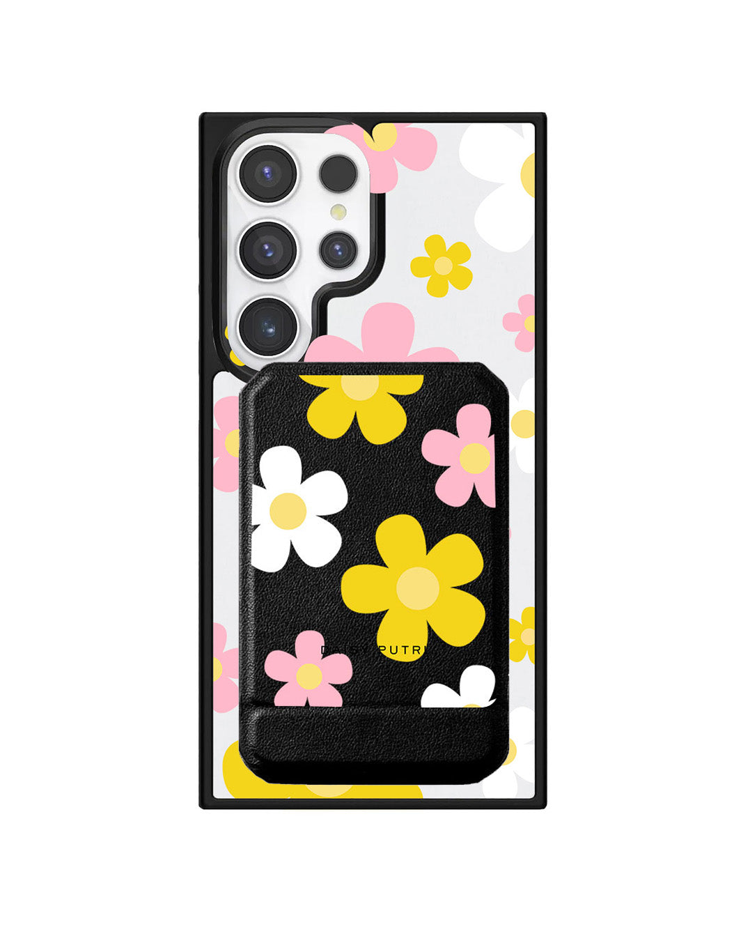 Android Magnetic Multifold Wallet - Daisy Fresh