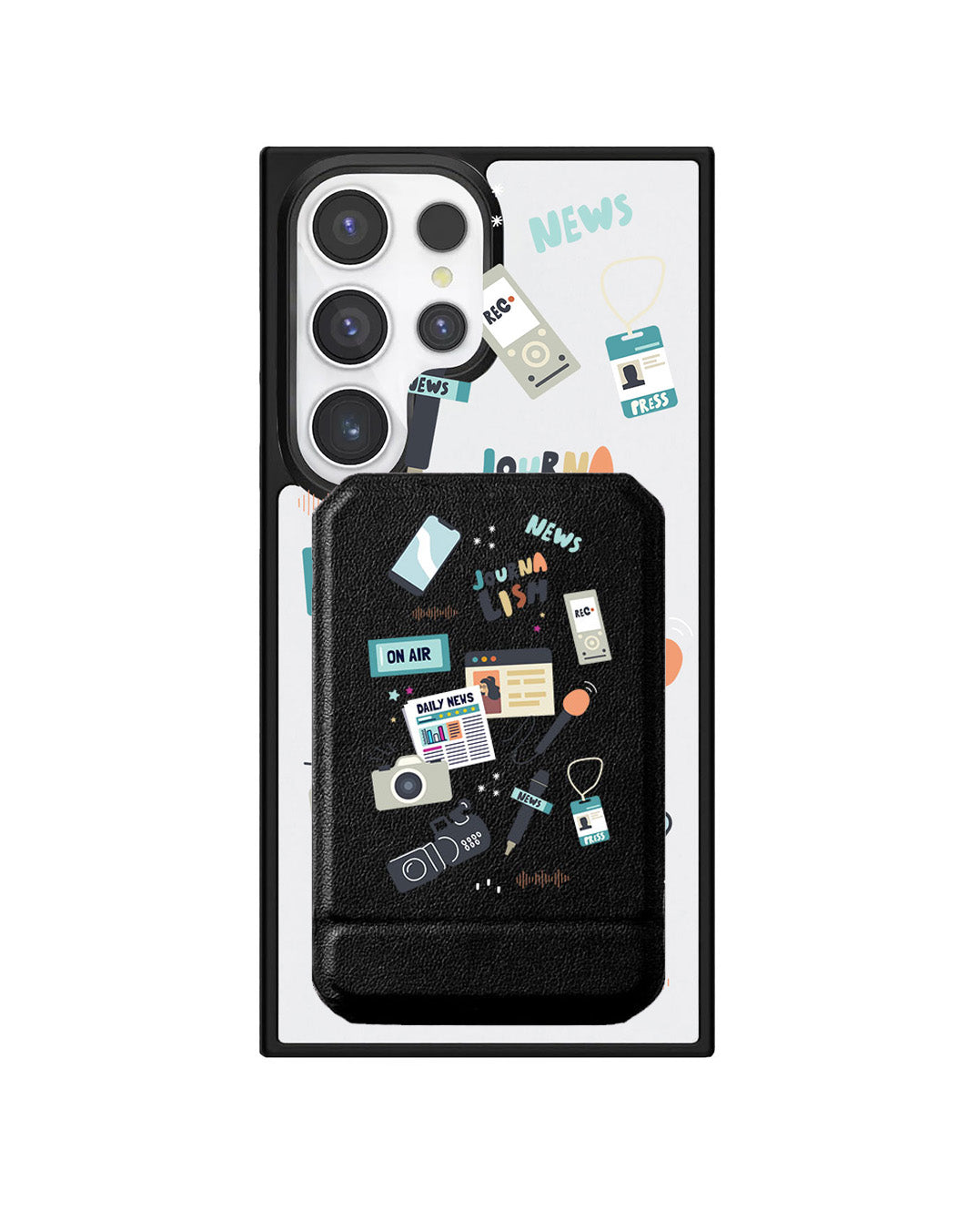 Android Magnetic Multifold Wallet - Journalism