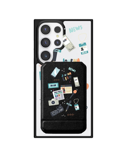 Android Magnetic Multifold Wallet - Journalism