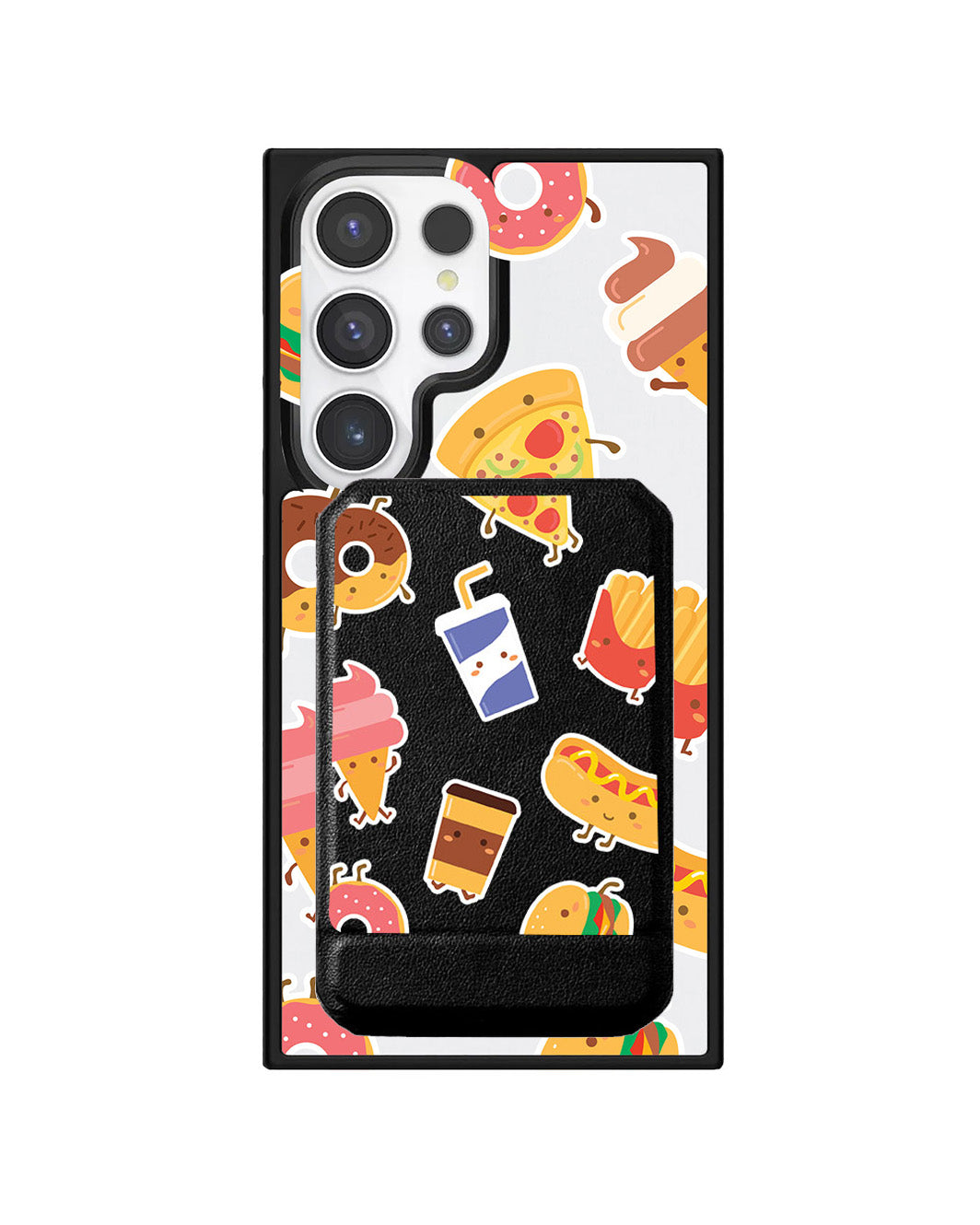 Android Magnetic Multifold Wallet - Fast Foodies