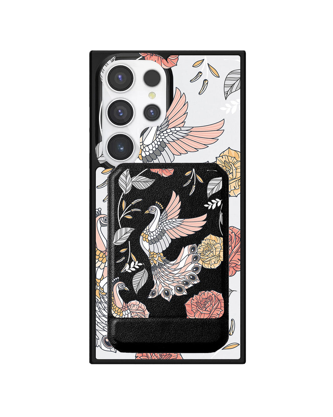 Android Magnetic Multifold Wallet - Bird & Paradise 1.0