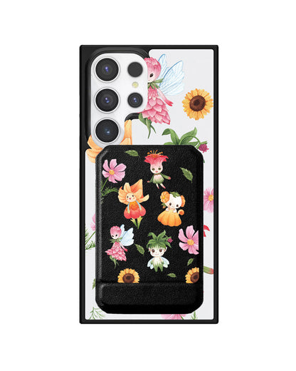 Android Magnetic Multifold Wallet - Magical Garden