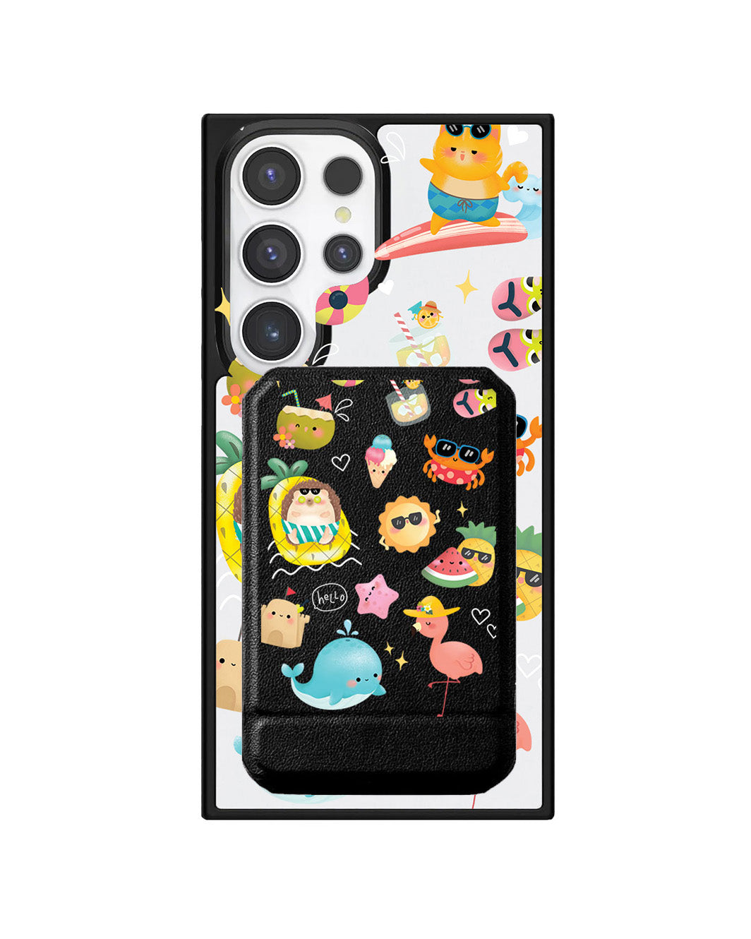 Android Magnetic Multifold Wallet - Summer
