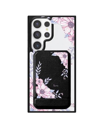 Android Magnetic Multifold Wallet - Pink Blossom