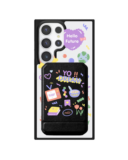 Android Magnetic Multifold Wallet - Hello Future