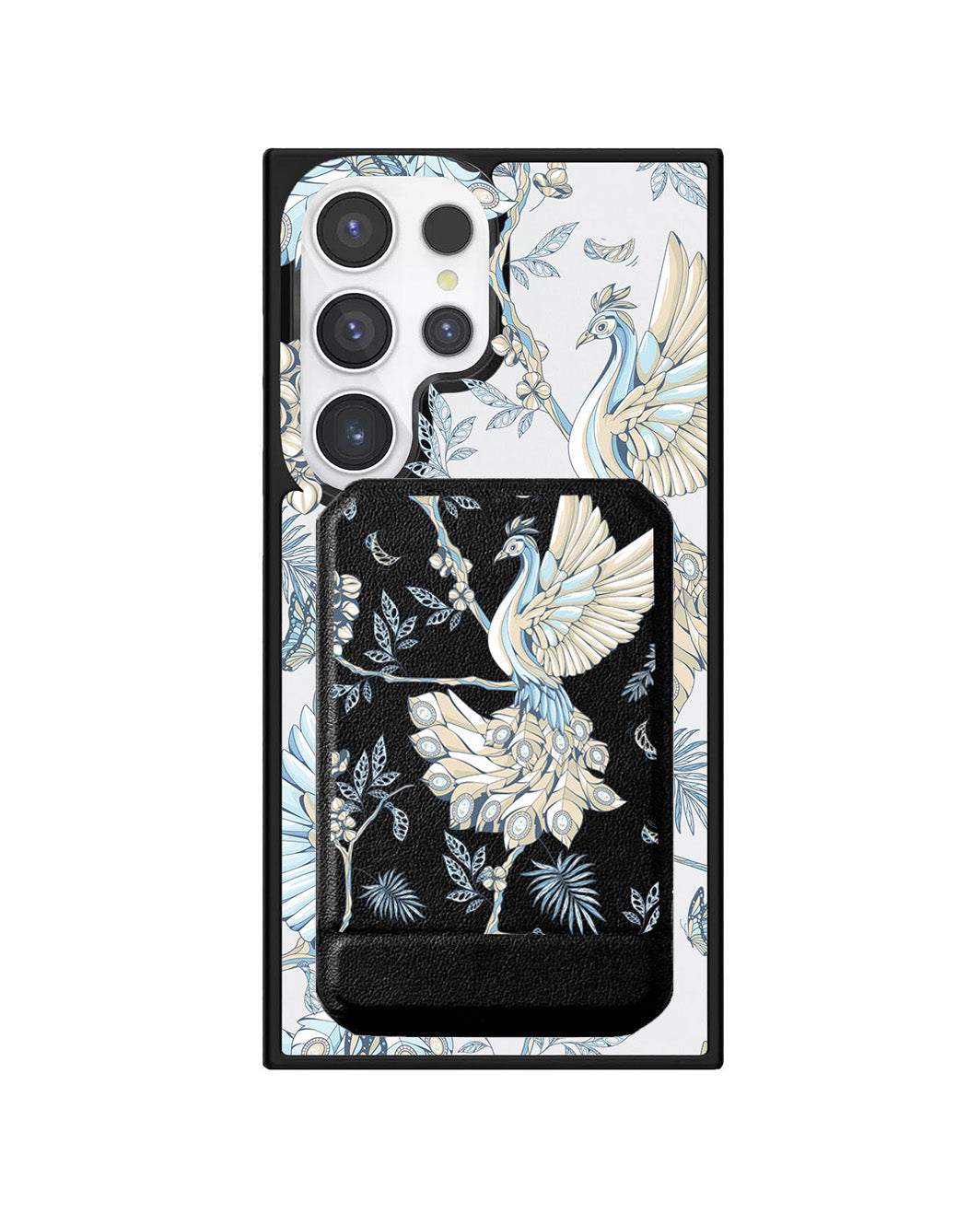 Android Magnetic Multifold Wallet - Peacock 5.0