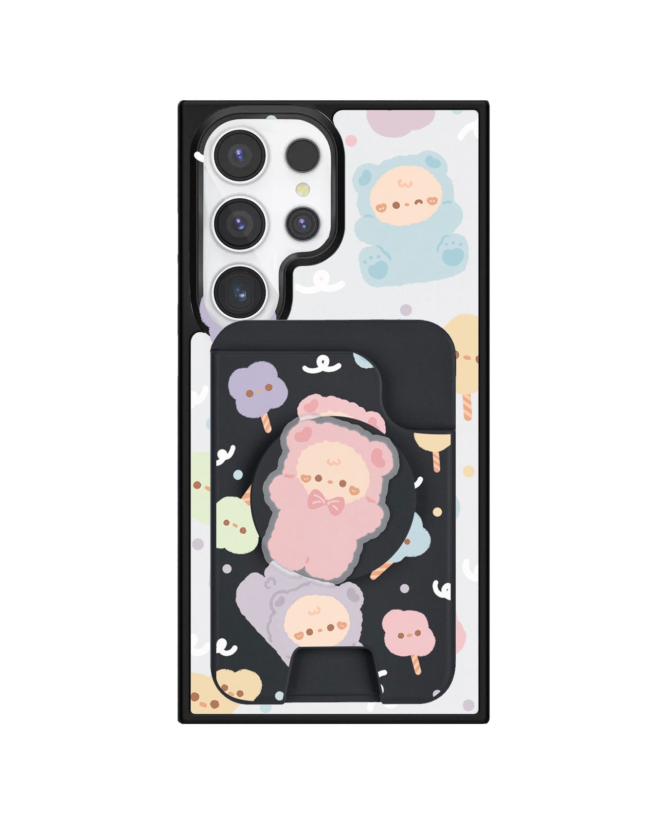 Android Magpop Wallet - Cotton Teddy