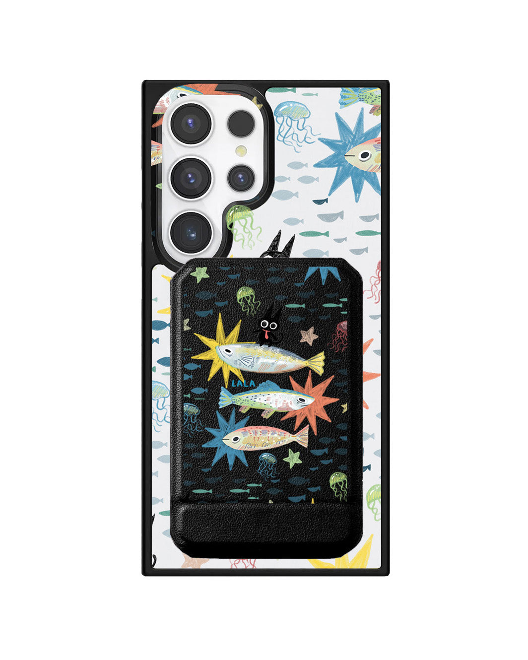 Android Magnetic Multifold Wallet - The Fish Surfer