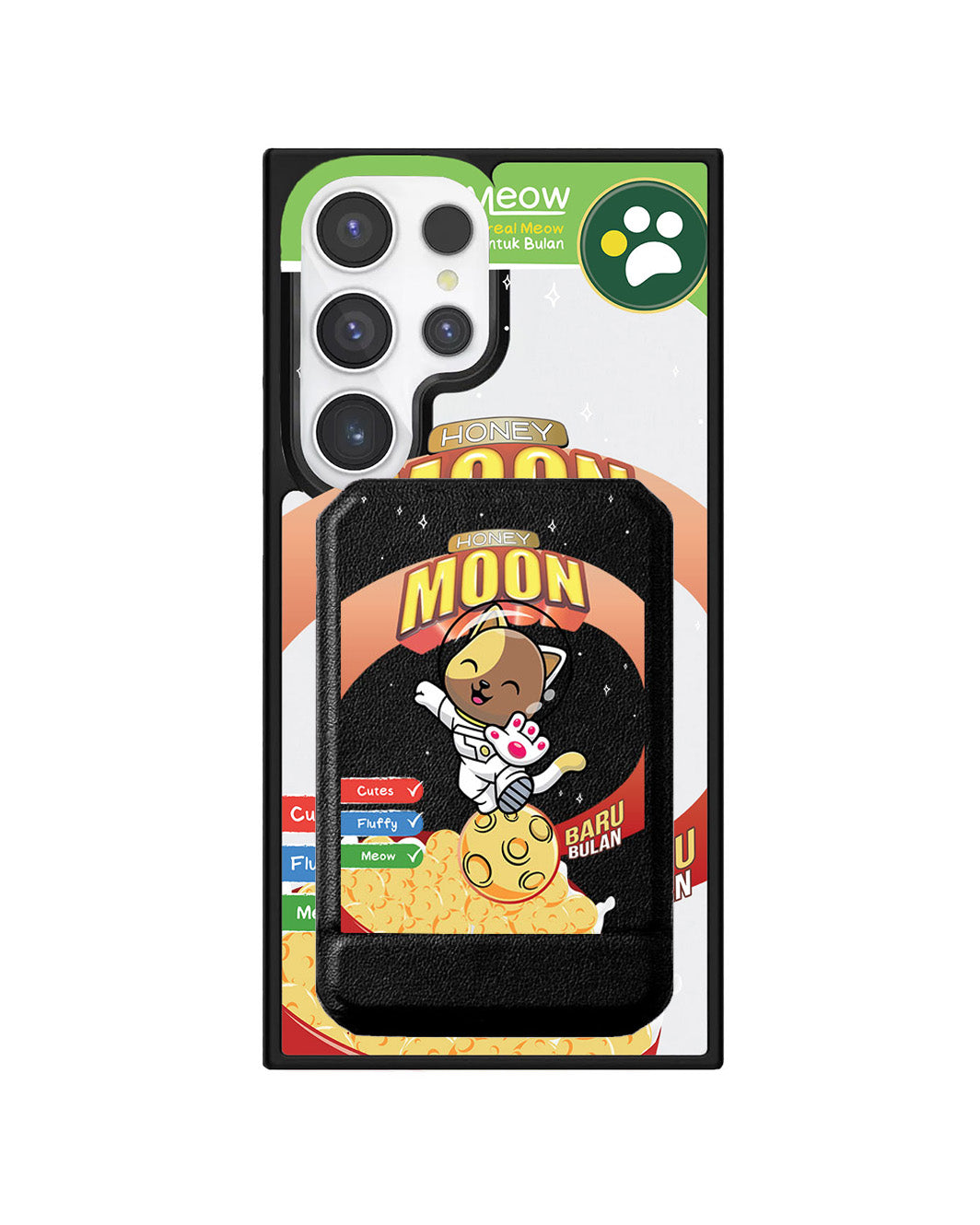Android Magnetic Multifold Wallet - Honey Moon