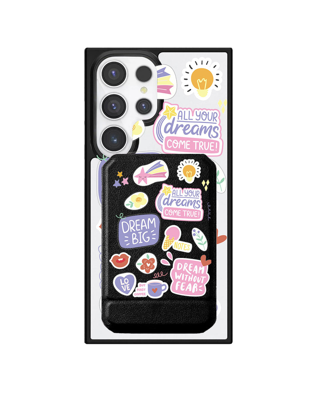 Android Magnetic Multifold Wallet - Dream Sticker Pack