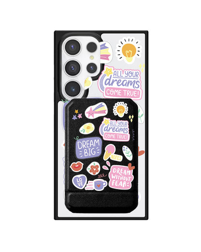 Android Magnetic Multifold Wallet - Dream Sticker Pack