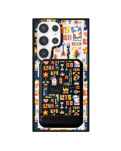 Android Magnetic Multifold Wallet - Life in Color