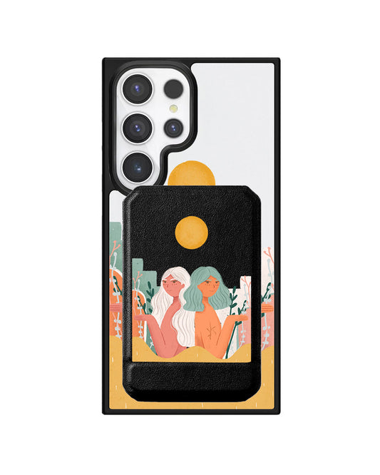 Android Magnetic Multifold Wallet - We're Beautiful
