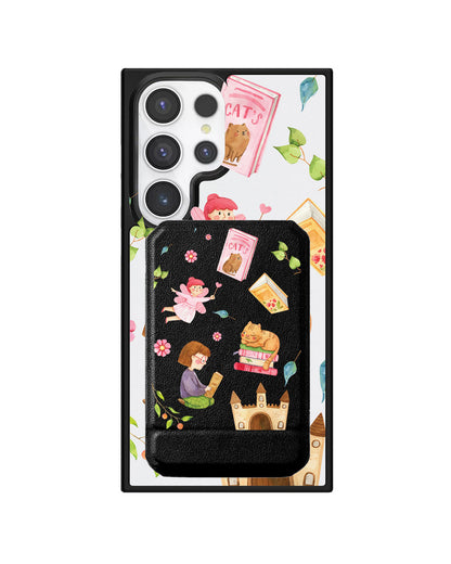 Android Magnetic Multifold Wallet - Fairy Cat