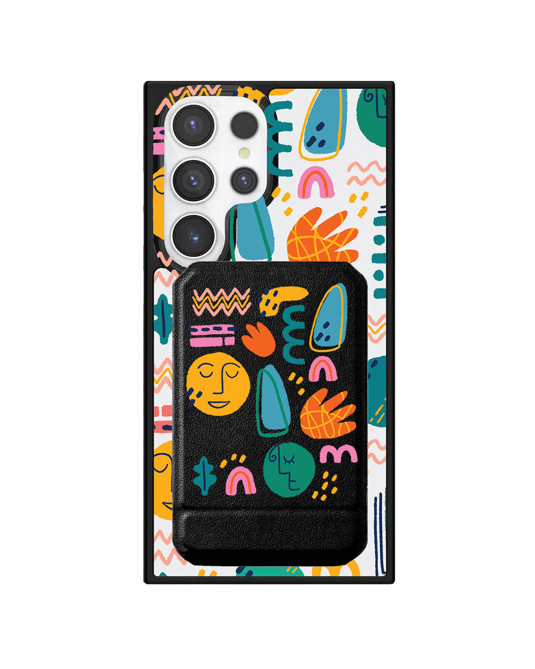 Android Magnetic Multifold Wallet - Silent Art
