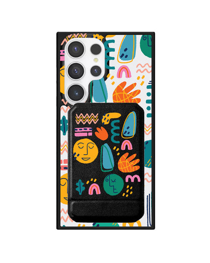 Android Magnetic Multifold Wallet - Silent Art