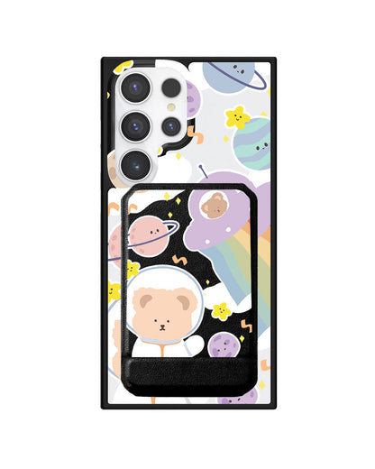 Android Magnetic Multifold Wallet - Astro Bear