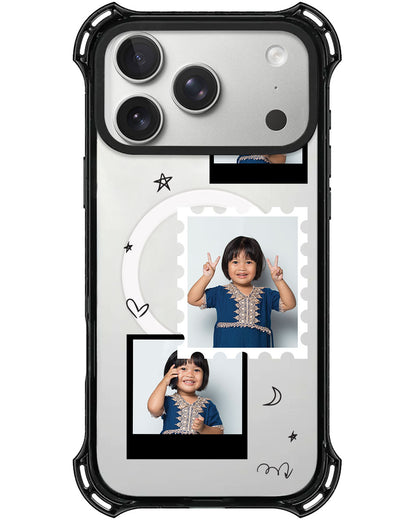 iPhone Rearguard UltimateX - Face Grid Black Polaroid