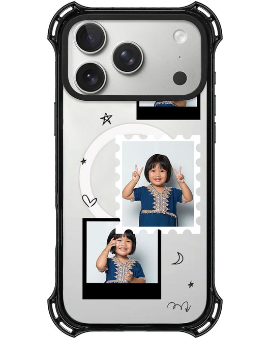 iPhone Rearguard UltimateX - Face Grid Black Polaroid