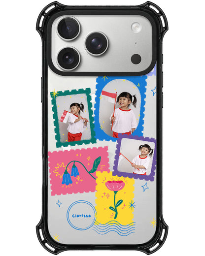 iPhone Rearguard UltimateX - Face Grid Floral Stamps