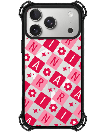 iPhone Rearguard UltimateX - CUSTOM MONOGRAM 3.0 Flower Grid 1.0