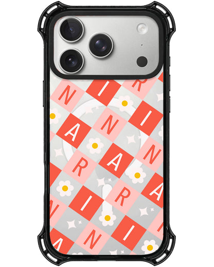 iPhone Rearguard UltimateX - CUSTOM MONOGRAM 3.0 Flower Grid 2.0