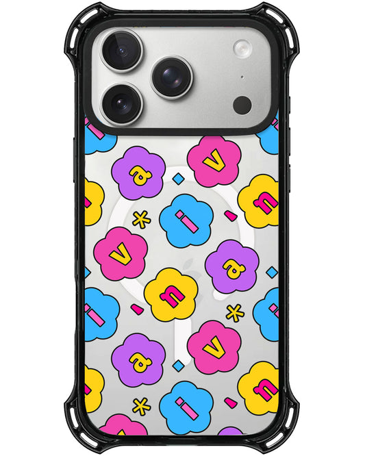 iPhone Rearguard UltimateX - CUSTOM MONOGRAM 3.0 Flower Petals 4.0