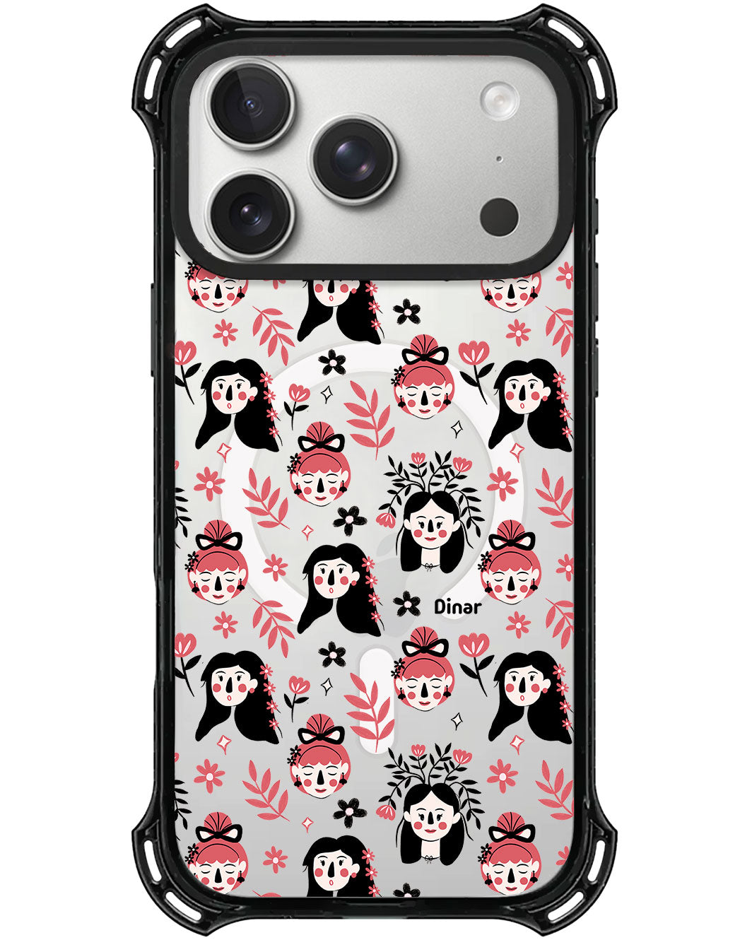 iPhone Rearguard UltimateX - Flowery Faces