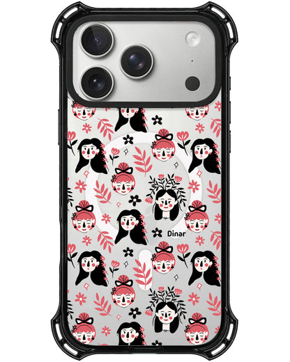 iPhone Rearguard UltimateX - Flowery Faces