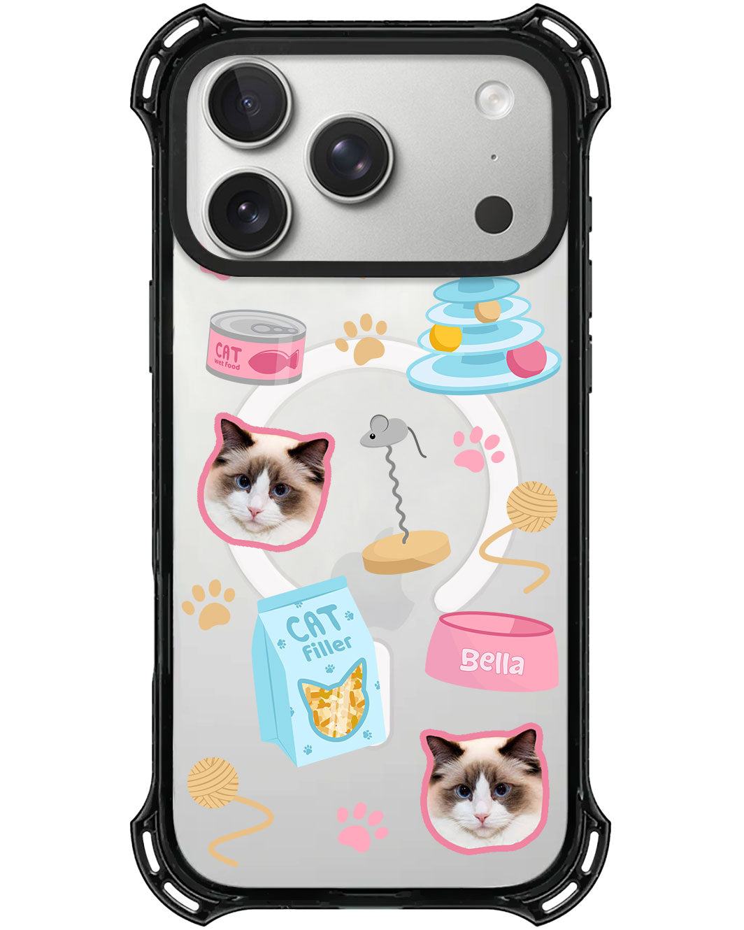 iPhone Ultimate Model-X - Pet Grid Kitty Playtime