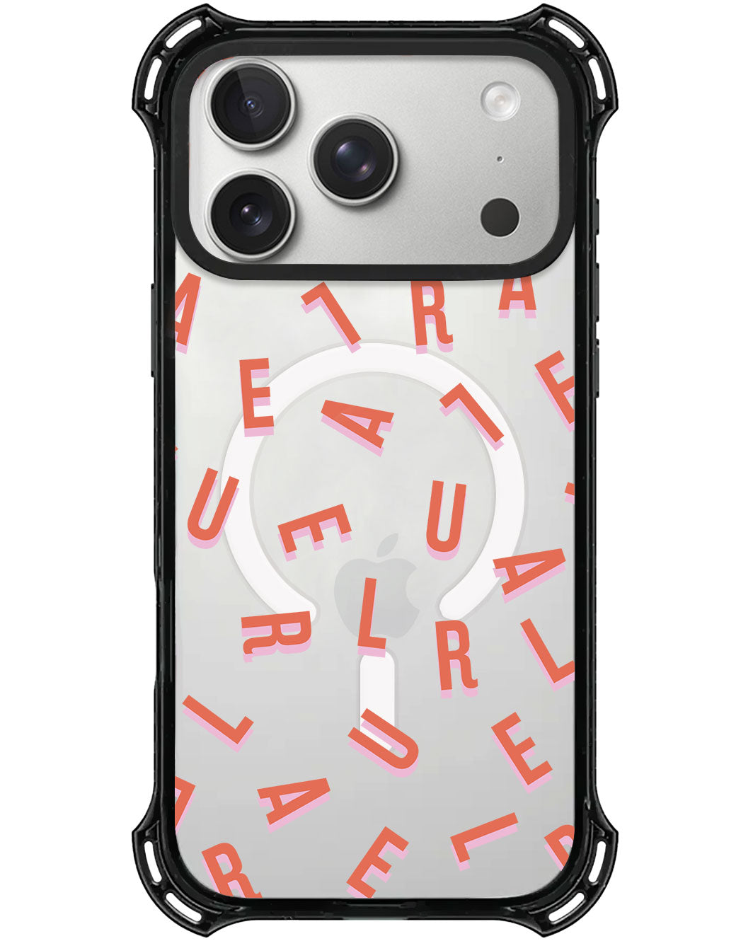 iPhone Rearguard UltimateX - CUSTOM MONOGRAM 1.0 Coral