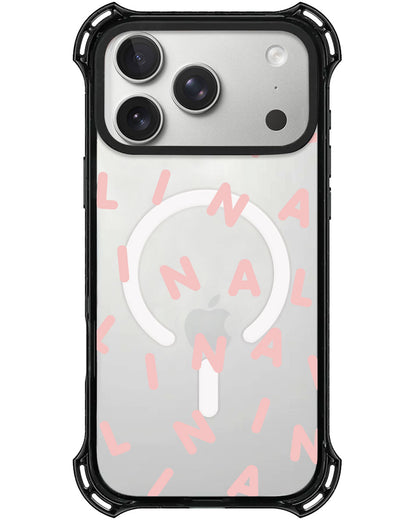 iPhone Rearguard UltimateX - CUSTOM MONOGRAM 2.0 Rosewater