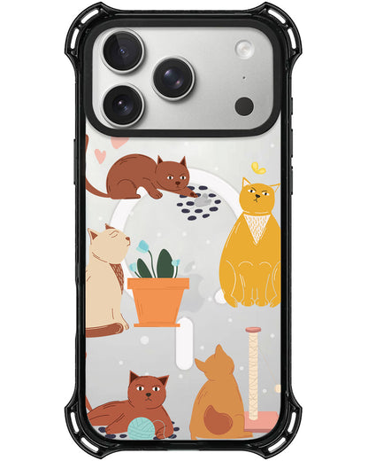 iPhone Rearguard UltimateX - Playful Cat
