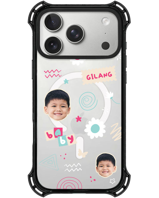 iPhone Rearguard UltimateX - Face Grid Abstract