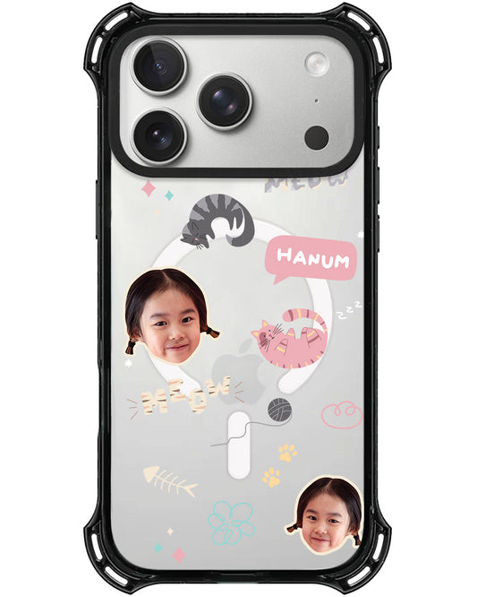 iPhone Rearguard UltimateX - Face Grid Kitty