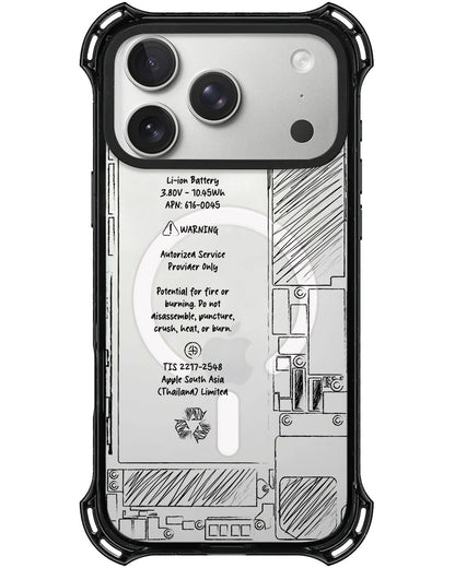 iPhone Rearguard UltimateX - Battery Black