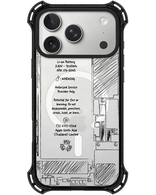 iPhone Rearguard UltimateX - Battery Black