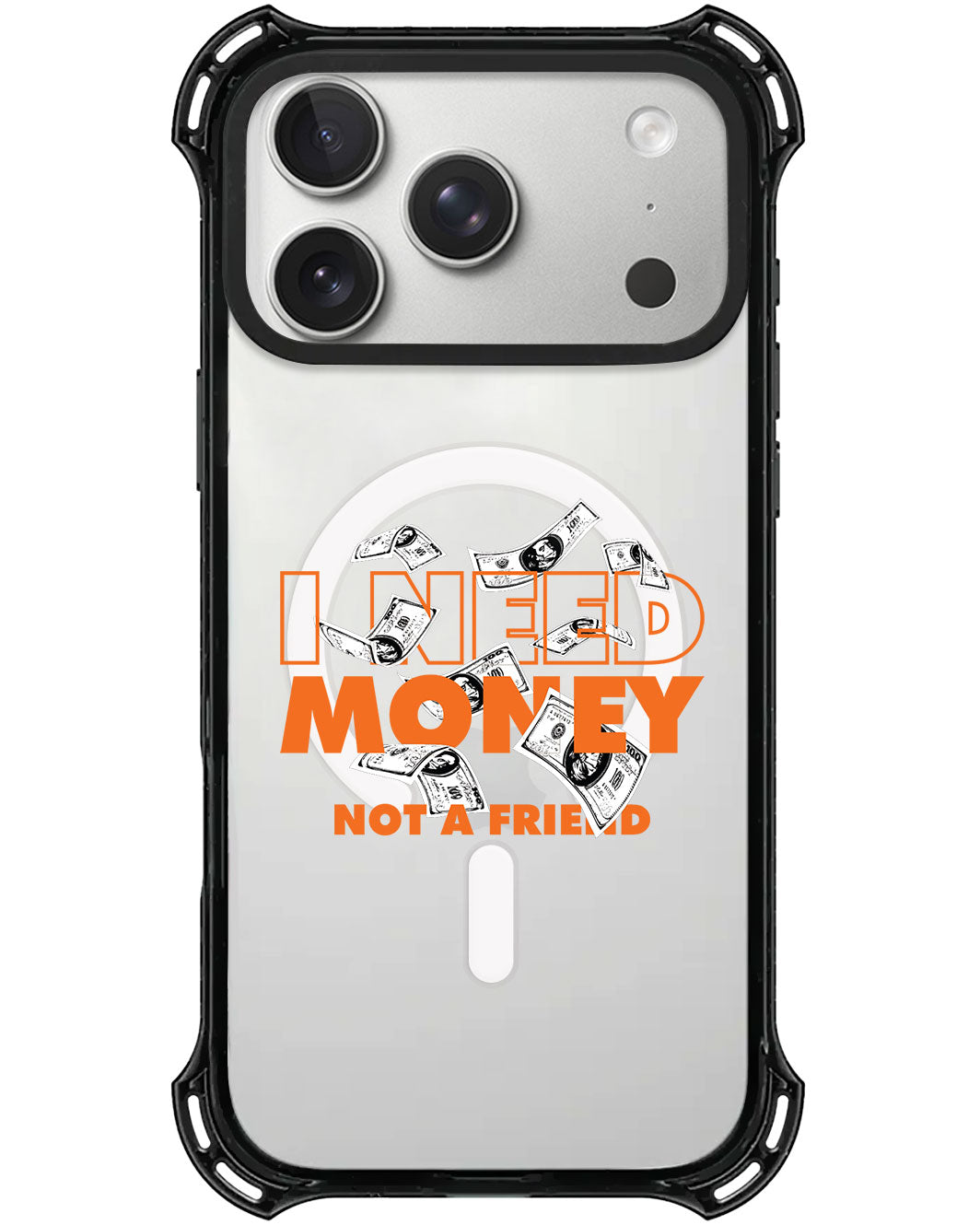 iPhone Rearguard UltimateX - Money Better Than Friend