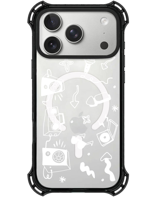 iPhone Rearguard UltimateX - Rock n Roll White