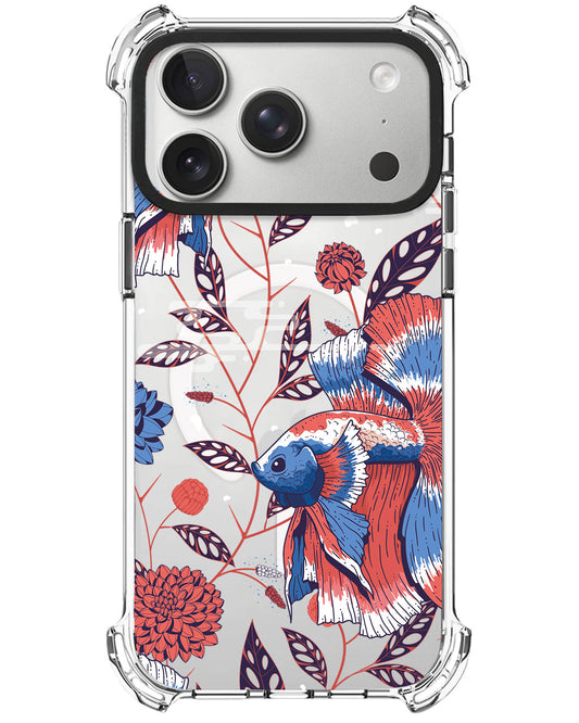 iPhone Ultimate Model-X - Fish & Floral 2.0