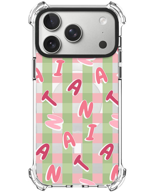 iPhone Ultimate Model-X - CUSTOM MONOGRAM 3.0 Checkered 4.0