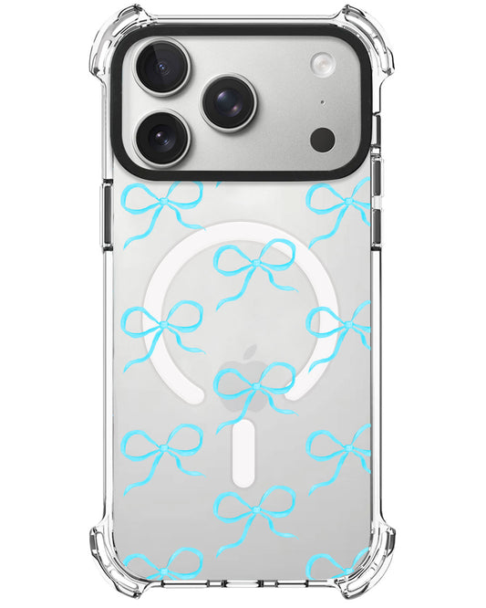 iPhone Ultimate Model-X - Coquette Blue Bow